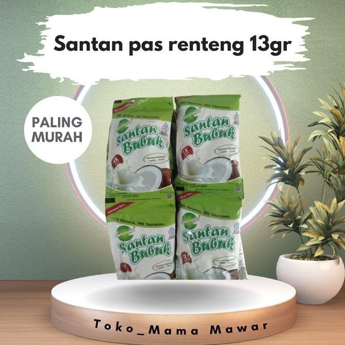 

Terlaris Paling Murah Santan Pas Renteng 13Gr Ready Stok