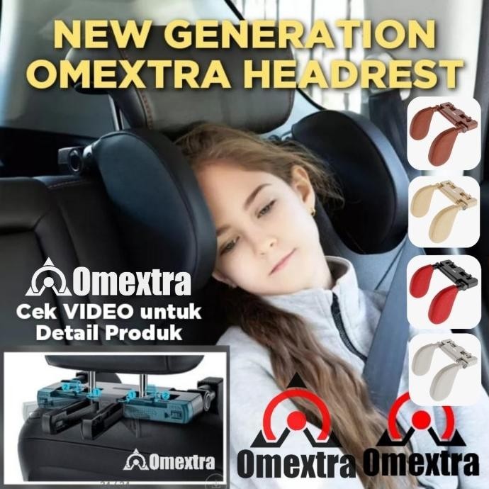 Bantal Omextra- Headrest Pillow Car 3 Generation- Bantal Mobil Omextra