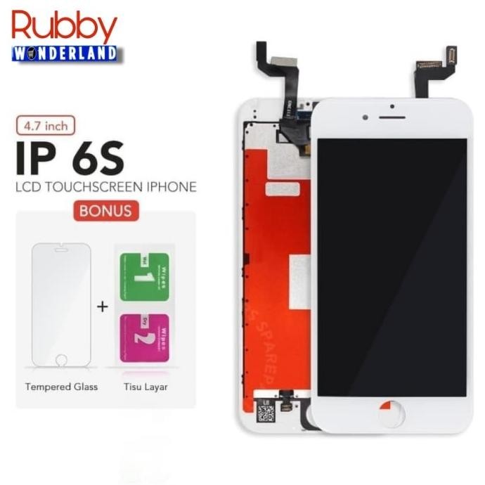 LCD + Touchscreen + Frame iPhone 6s Original 100% Bergaransi