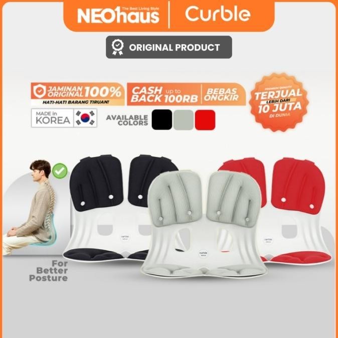 Curble Chair Grand - Kursi Penopang Badan Made In Korea