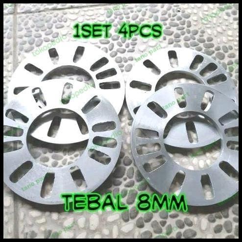 TERBARU HONDA BRIO YARIS JAZZ SPICER VELG MOBIL SPACER BAN RODA 4PCS 8MM 