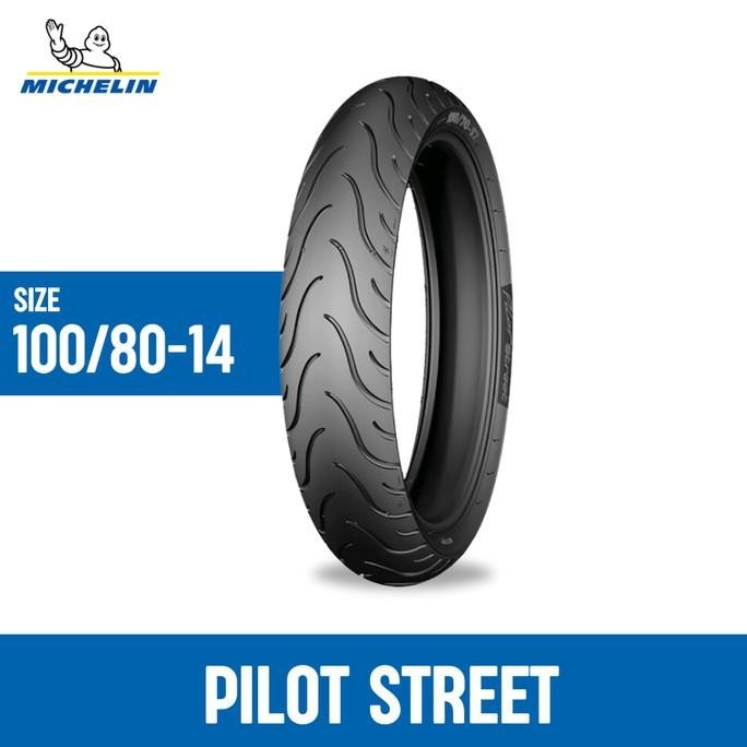 Ban Motor Michelin Pilot Street 100/80 Ring 14 Tubeless