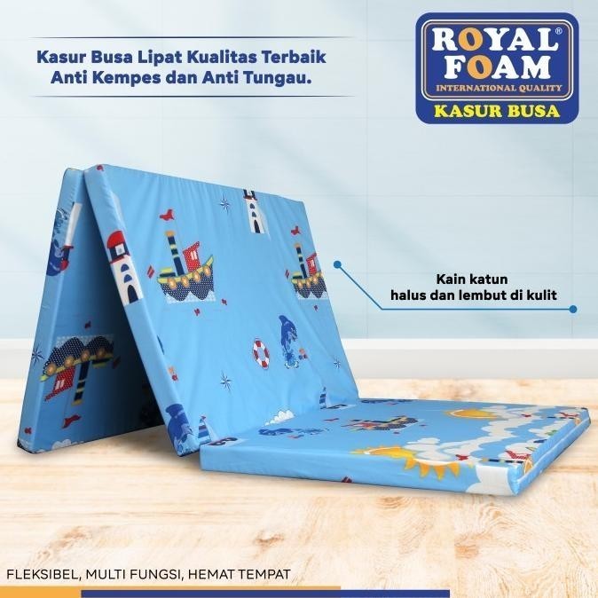 Kasur Busa Lipat Royal Foam Ukuran 90x200  ,