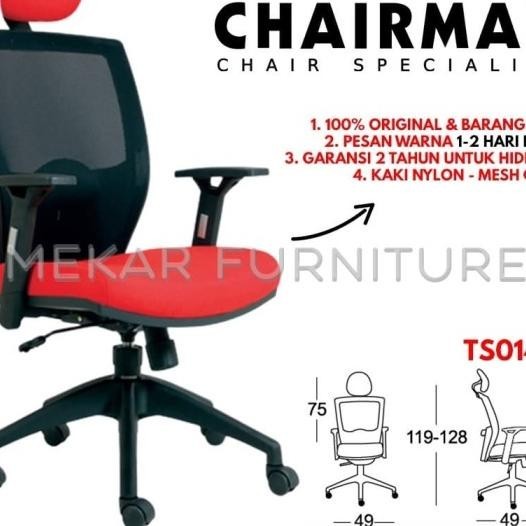 Kursi Kantor Chairman - Ts 01401 - Mekar Furniture