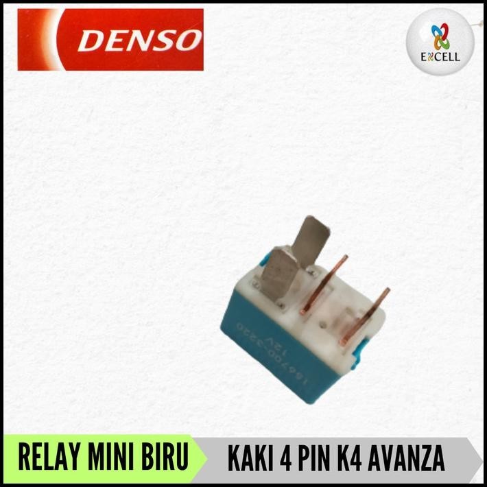 DISKON RELAY BIRU KAKI 4 DENSO !