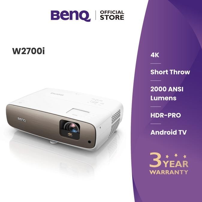 Proyektor Benq W2700I 4K Hdr-Pro Home Teather Short Throw Android Tv