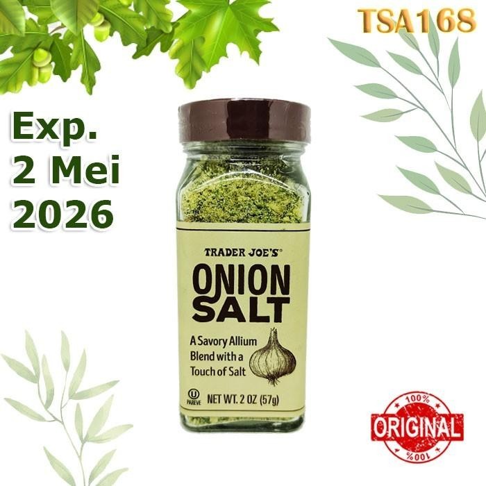 

Trader Joe's Onion Salt 57 gr Bumbu Garam Bawang Trader Joe Kualitas Terbaik