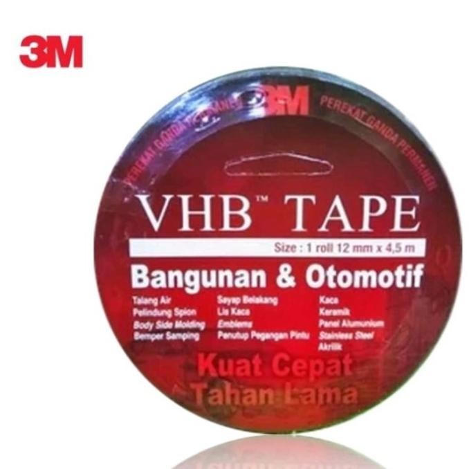 

Double Tape 3M Asli Original Tipe VHB Untuk Otomotif dan Alat Rumahan