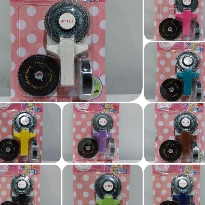 

Label Maker 3D Motex E101 + 2 Wheel + 1 Tape Hitam + Gift Sampel