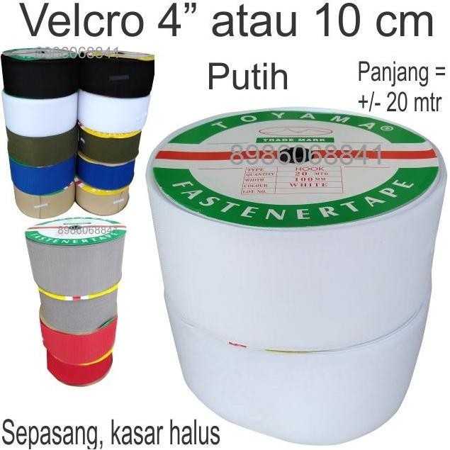 

Perekat Velcro Magic Tape Kretekan 4" atau 10cm