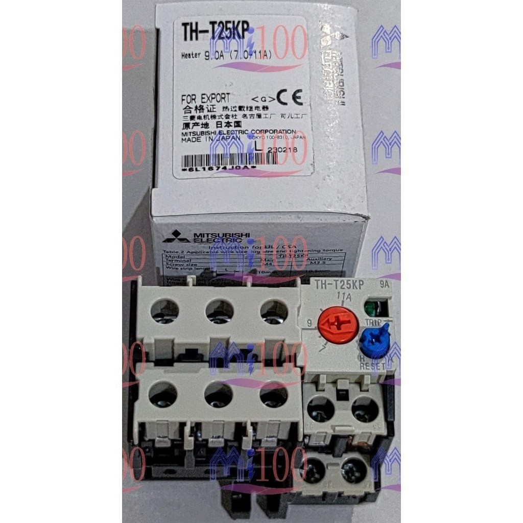 TERBARU - Mitsubishi Thermal Overload Relay TOR TH-T 25KP / TH-T25KP / THT 25KP