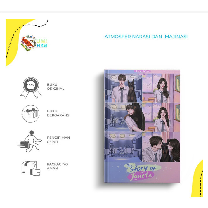 {PROMO} -  Buku Novel The Story Of Janeta - She Is Ray - Black Swan Books - Bumifiksi [28 Juni 2023,