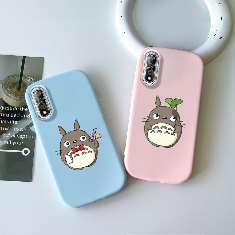 Totoro Soft Case untuk Vivo S1 Y21 T/E/A/S Y20 Y19 Y17 S Y16 Y15 A Y12i Y12 Y03 Y02 h3o1037