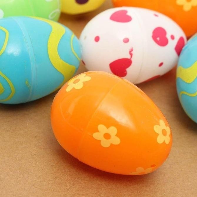 

Miquel Plastik New Hot 12Pcs Mix Colored Home Desain Cantik Telur S004