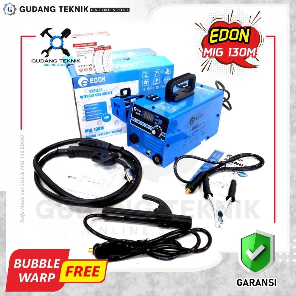 Mesin Las MIG 130M EDON / Travo Las Inverter 130A - Trafo Mesin Las Listrik MIG 130 EDON RHINO