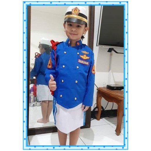 Baju Taruna Akmil Anak Perempuan Kostum profesi Taruni Akmil Baju profesi Akmil cewek