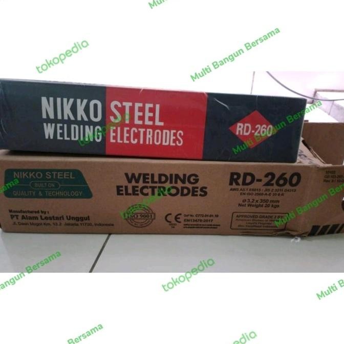 Kawat Las Nikko Steel Rd 260 2.6 Mm / Kawat Las Nikko Rd260 2.6 Mm