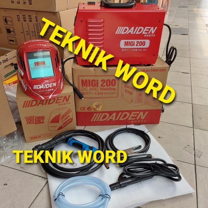 Mesin Las Daiden Migi 200 Mesin Las Co2 Daiden Inverter Daiden Mig 200