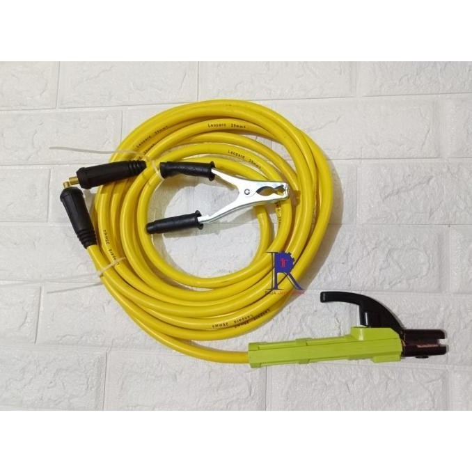 Paket Set Tang Las & Tang Masa Kabel 5M Stang Las Listrik Titan 200A