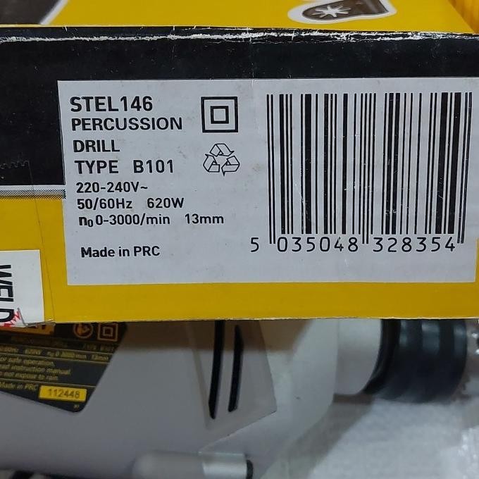 Stanley Stel146 Mesin Bor 13Mm [ Duoble L21 ]