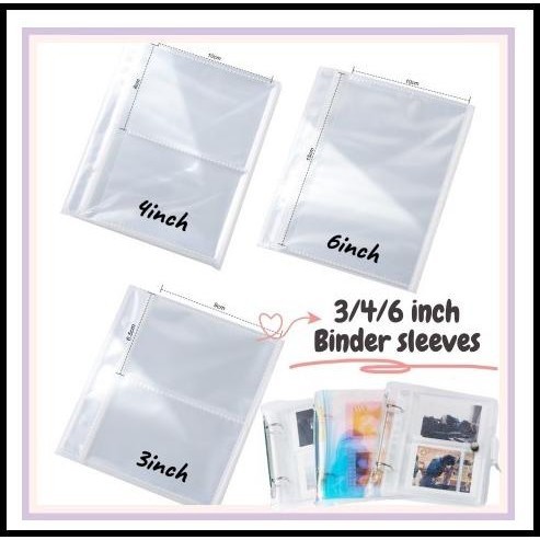 

GRATIS ONGKIR 25PCS BINDER PHOTOCARD PC 3 INCH 4 INCH 6 INCH PHOTO ALBUM CARD HOLDER !!!!