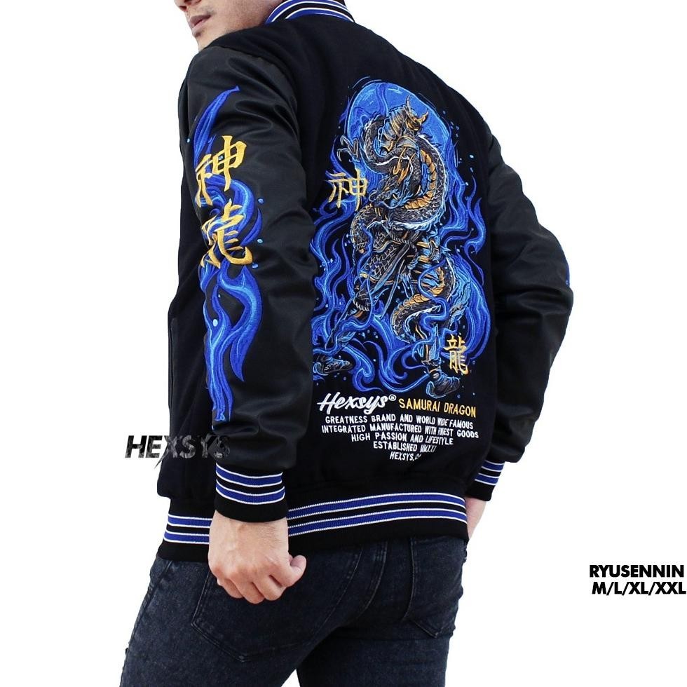 Jaket Pria Keren Ryusenin Varsity Bordir Baseball Varsity Pria Memphis