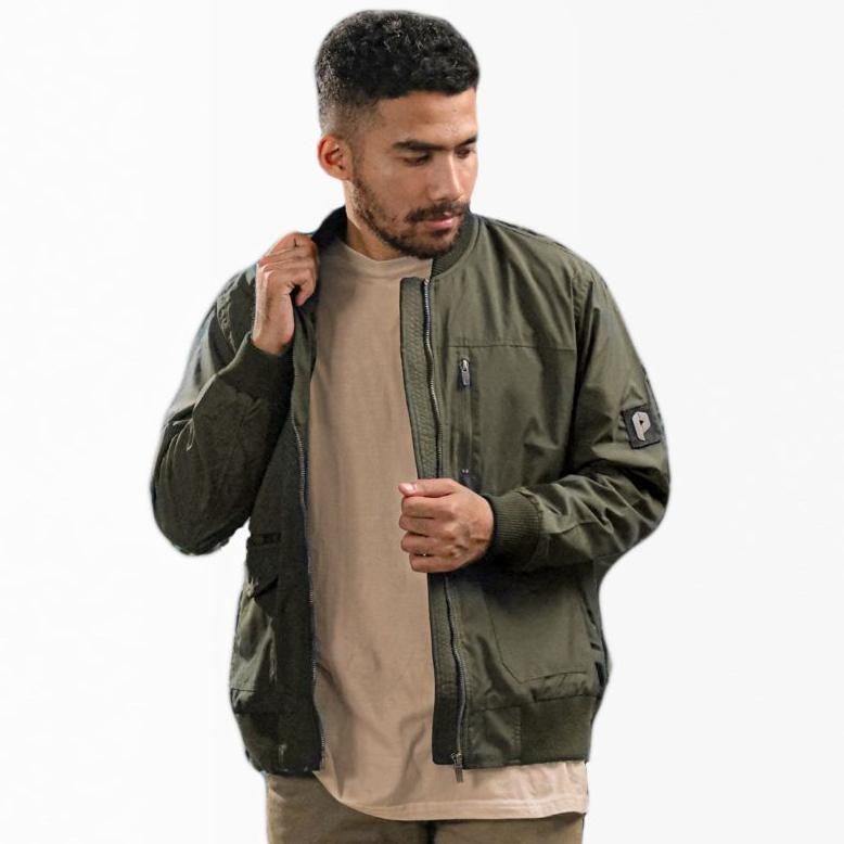 Jaket Pria Keren Pebble Kappa Utility Bomber O Jacket