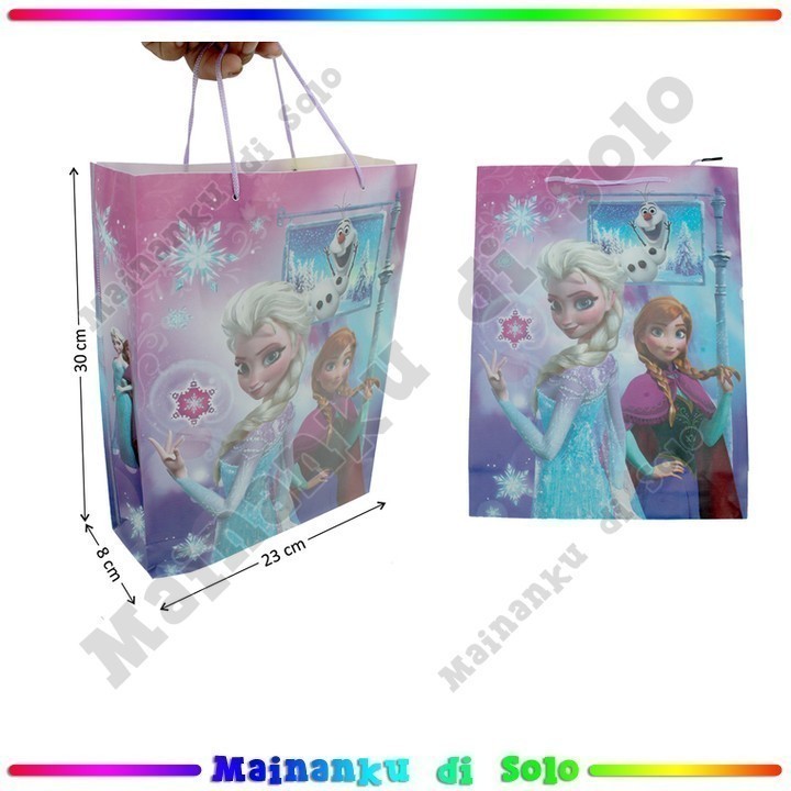 

[Mainanku] [1 Pcs] Tas Tote Bag Karakter Super Hero/Kartun Plastik