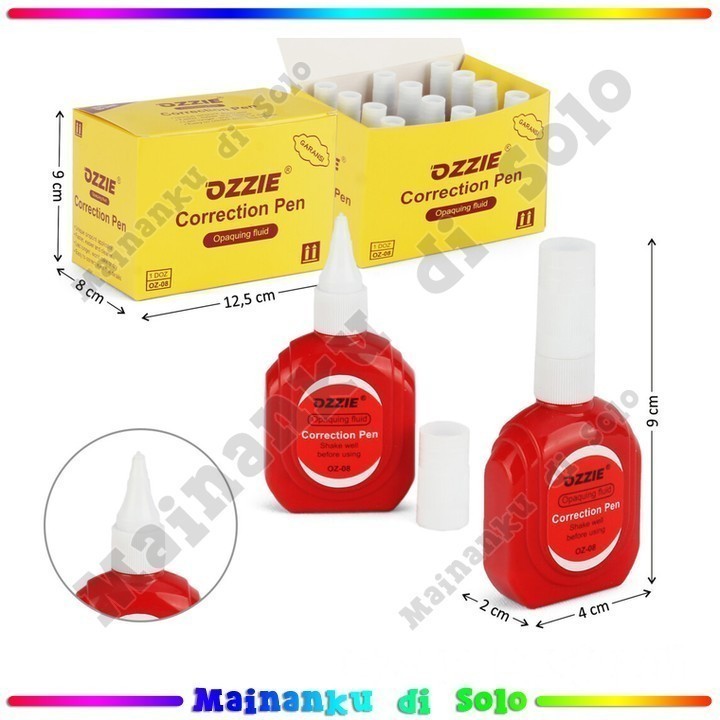

[Mainanku] Penghapus Bolpoin Stipo Cair Ozzie Correction Pen
