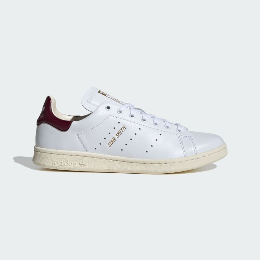 Adidas STAN SMITH LUX Cloud White Maroon Cream White BNIB ORIGINAL Resmi ID1414
