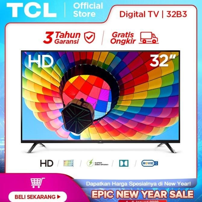 Tcl 32B3 - Hd Digital Tv - Hdmi/Usb-Headphone Tv Led Tv 32 Inch
