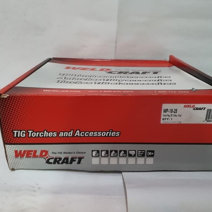 Tig Torch Wp18 Weldcraft/ Stang Las Argon Wp 18 [ Duoble L21 ]