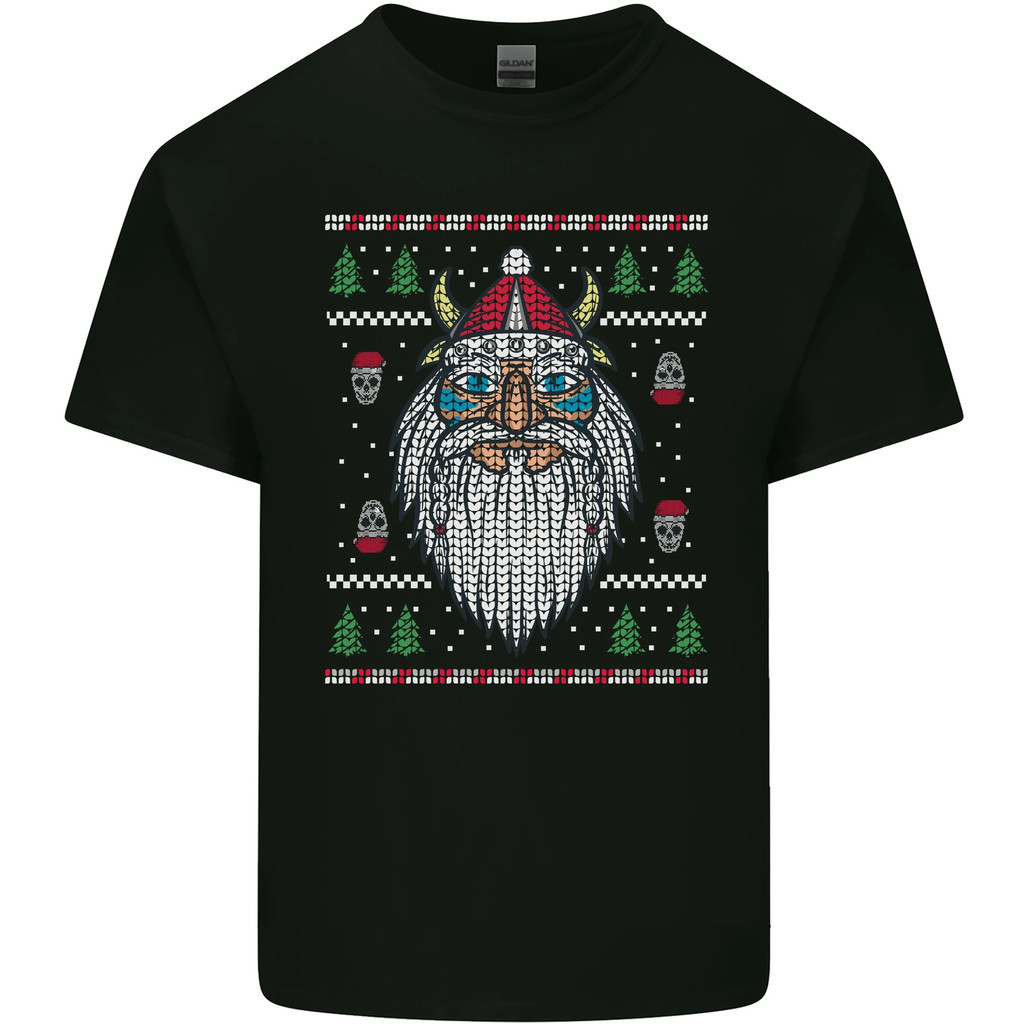 Lucu Vi raja Thor Odin Valhalla Kaos Sweater Natal Jelek. Kaos Kasual Leher-O Katun 100% Baruukuran 