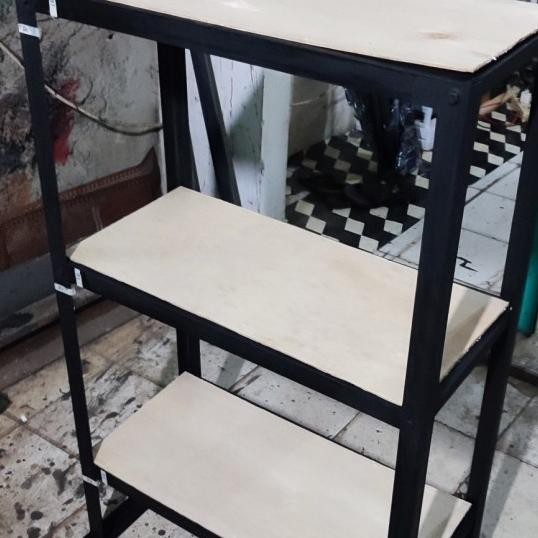 Rak Aquarium 3 Susun 60X30 Siku 4X4