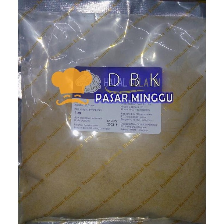 

Gelatin Green Valley 1Kg