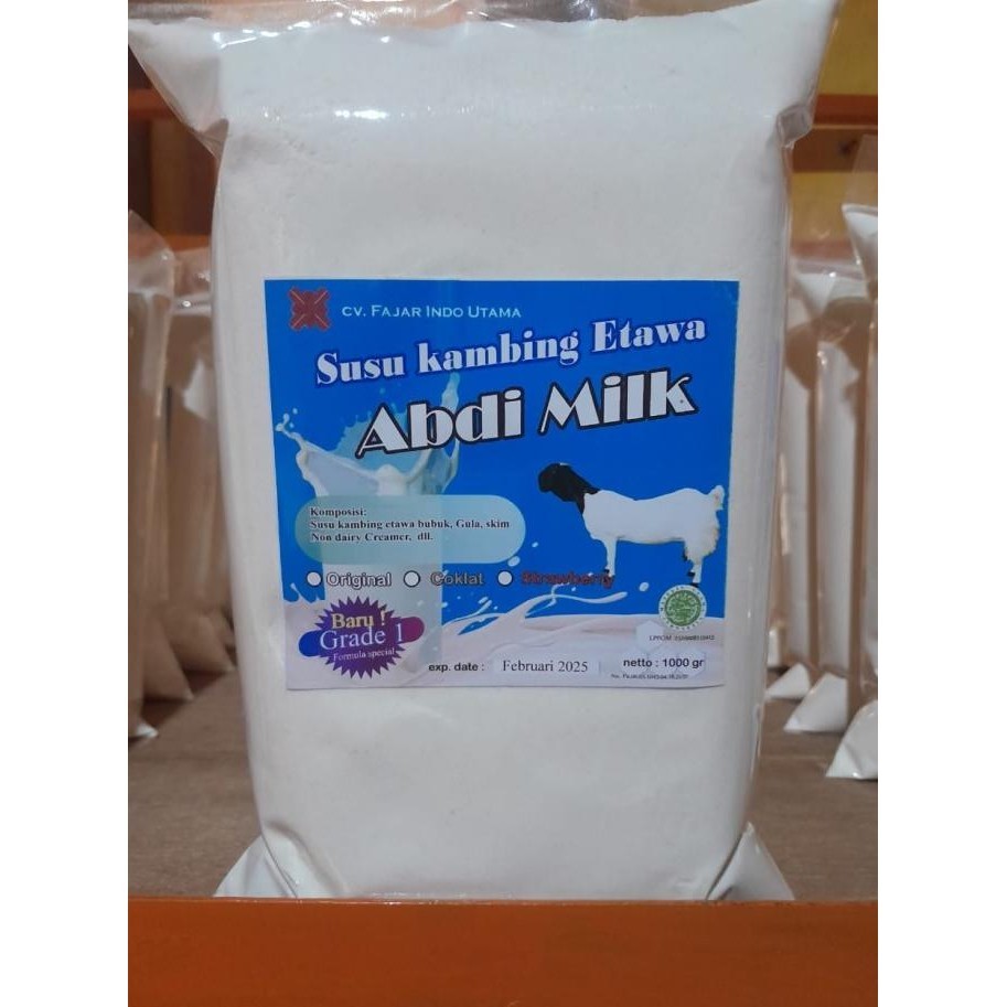 

Susu Kambing Ettawa Kiloan Grade 1 BS