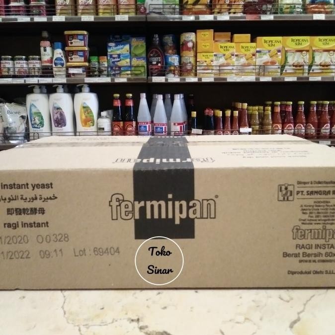 Fermipan Ragi Instant Sachet - 60 Dus @ 4 Sachets
