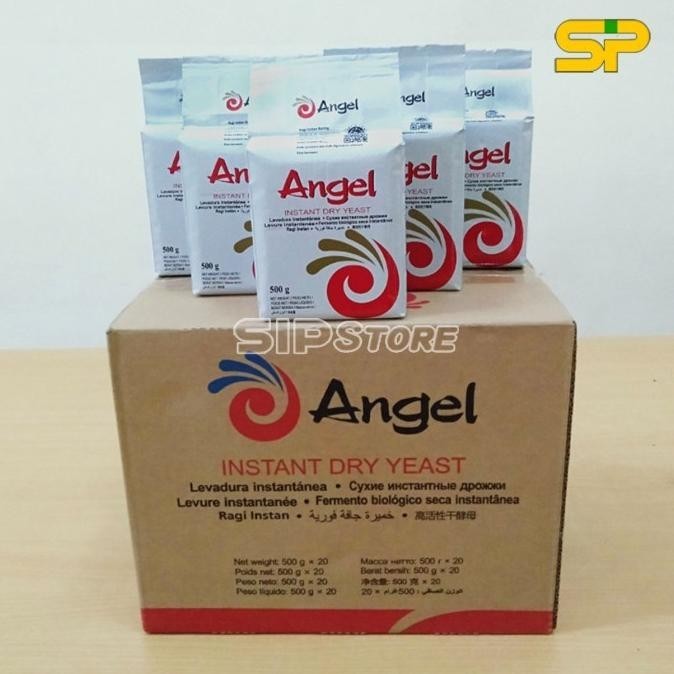 

Angel Instant Dry Yeast / Ragi Instan 500Gram 1 Dus