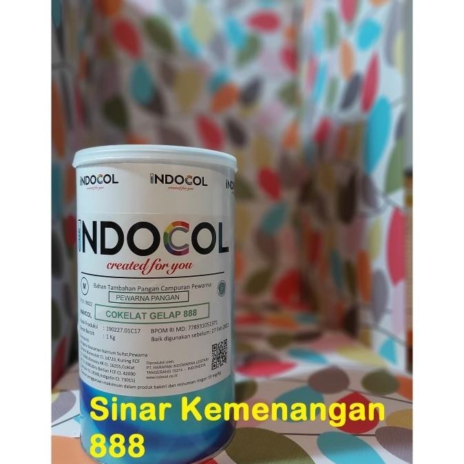 

Pewarna Makanan Indocol Dark Choco Brown 888 - Cokelat Gelap; 1 Kg