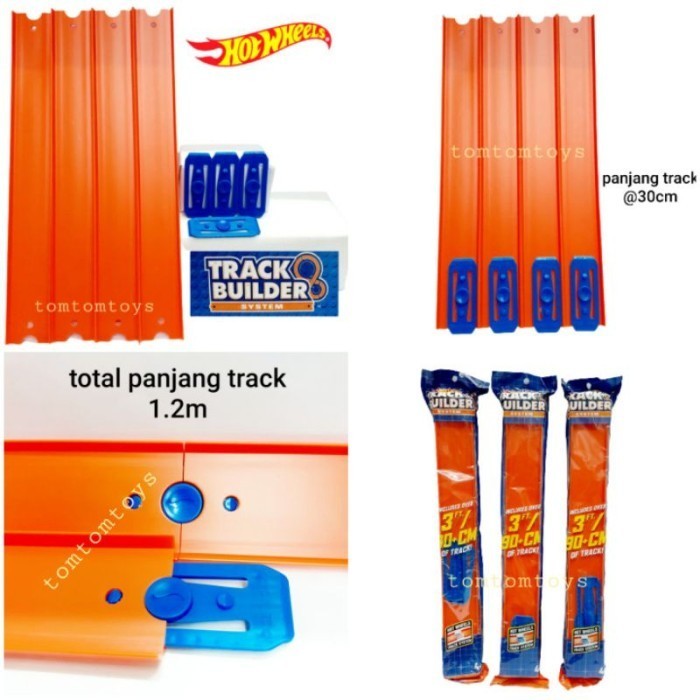Fhare Deal Hot Wheels Track Builder Diecast Track Set Lintasan Hotwheels Dea