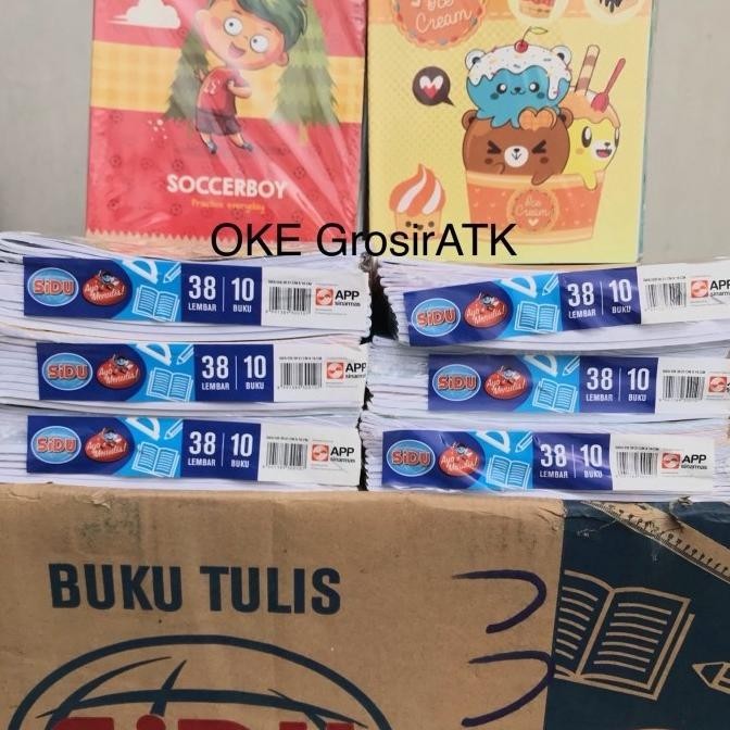 

BUKU TULIS SIDU 38 LEMBAR [PAK=10 PCS] BUKU TULIS SEKOLAH ANAK TERLARIS TERBARU ASLI TERMURAH BERKUALITAS BAGUS GROSIR COD BAYAR DI TEMPAT