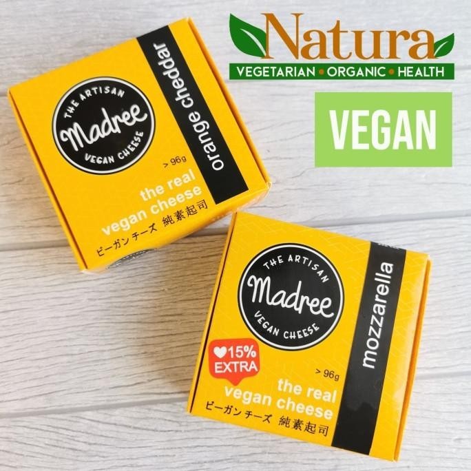 

Madree Vegan Cheese 96gr Keju Almond Vegan Vegetarian Beku