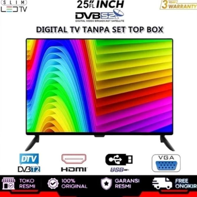 NEW PROMO LED TV DIGITAL 25 INCH FULL HD READY SMART TV 20/21 INCH 2807T