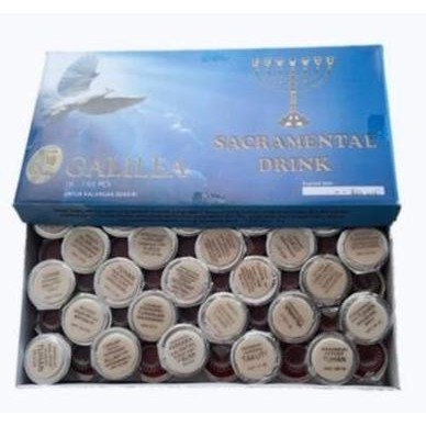 

GROSIR 10dus Anggur Perjamuan+Hosti AYAT merk "GALILEA" WS04