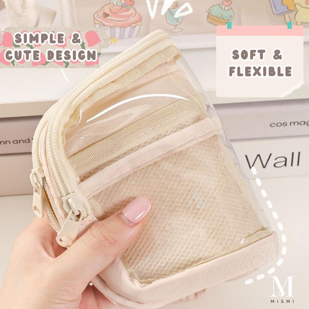 

Sale! Mismi Hema Pencil Case Dual Slot Kapasitas Besar Tempat Pensil Sekolah Stylish - Pc5H Cuci Gudang