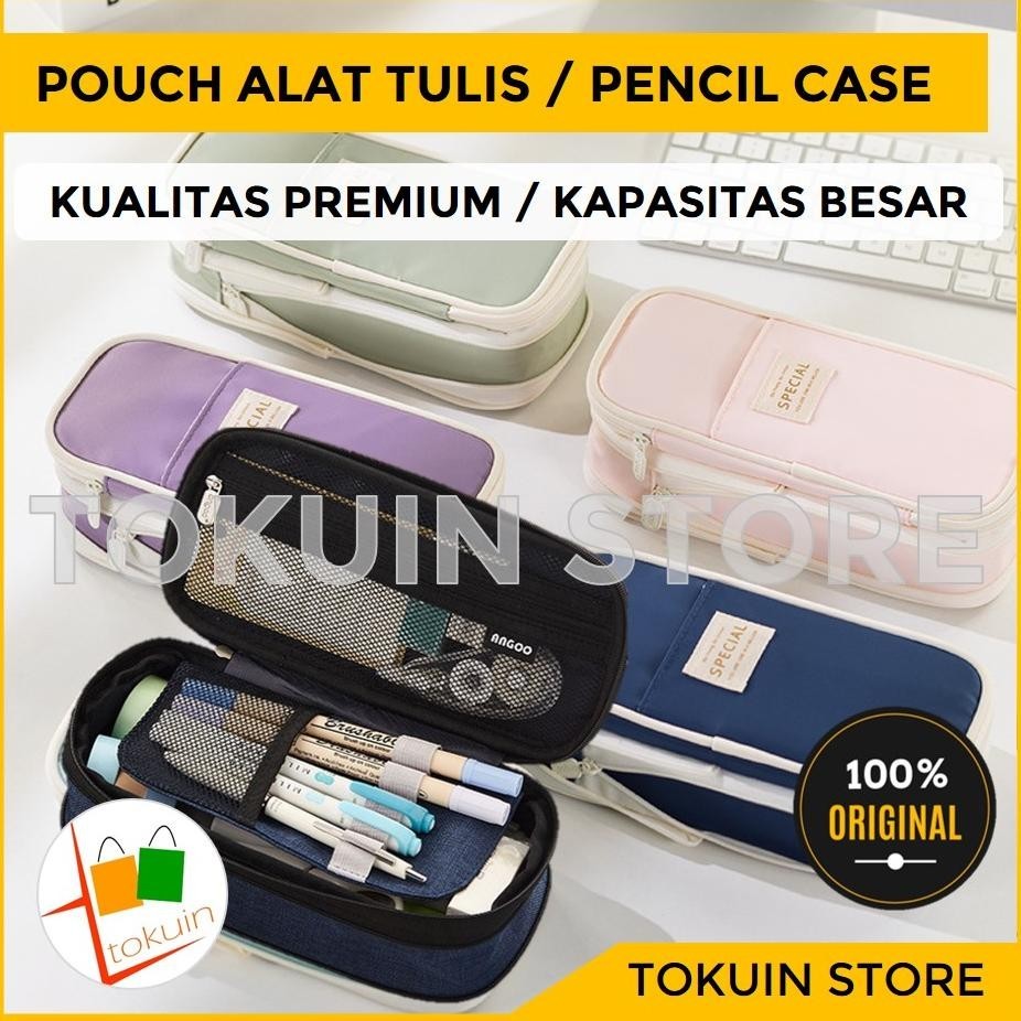 

Ii-99 Kotak Tempat Pensil Pencil Case Pouch Tas Kosmetik Make Up Angoo Travel Bag Diskon Gede