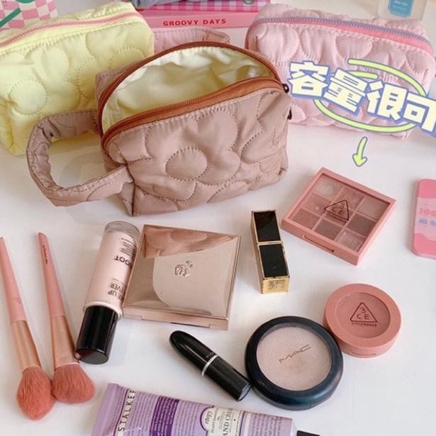 

Ok75 Kensho Kotak Pensil Sleting Motif Bunga Flower Handle Pastel / Pouch Makeup Aesthetic / Tas Aksesoris Wanita Lucu Import / Zipper / Flowers Best Promo