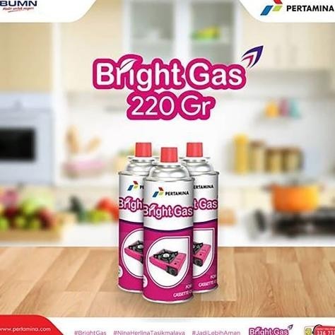 Bright Gas Can / Gas Portable 220 Gram ( 1 Dus )