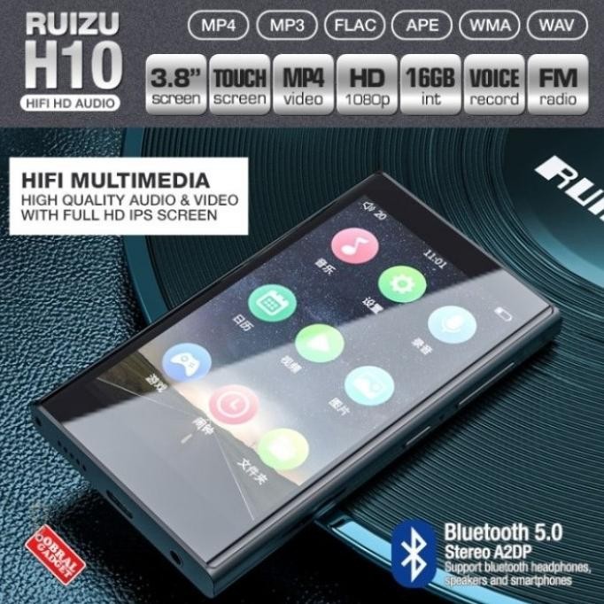 RUIZU H10 32GB MP3 MP4 AUDIO VIDEO PLAYER BLUETOOTH HQ SQ FM FLAC 2807T