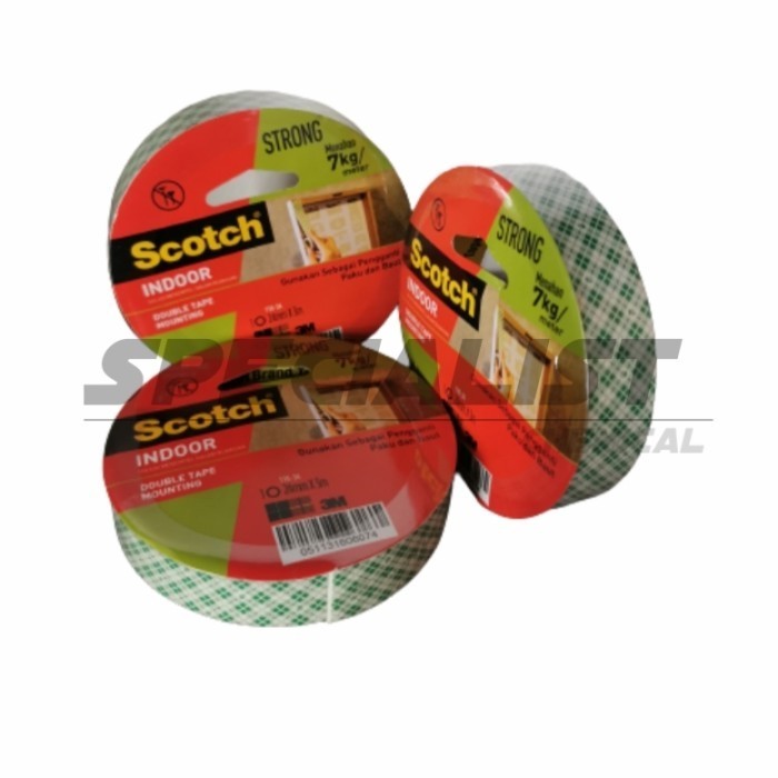 

3M Scotch Indoor Mounting Tape - 110-3A Strong 7Kgm - Double Tape